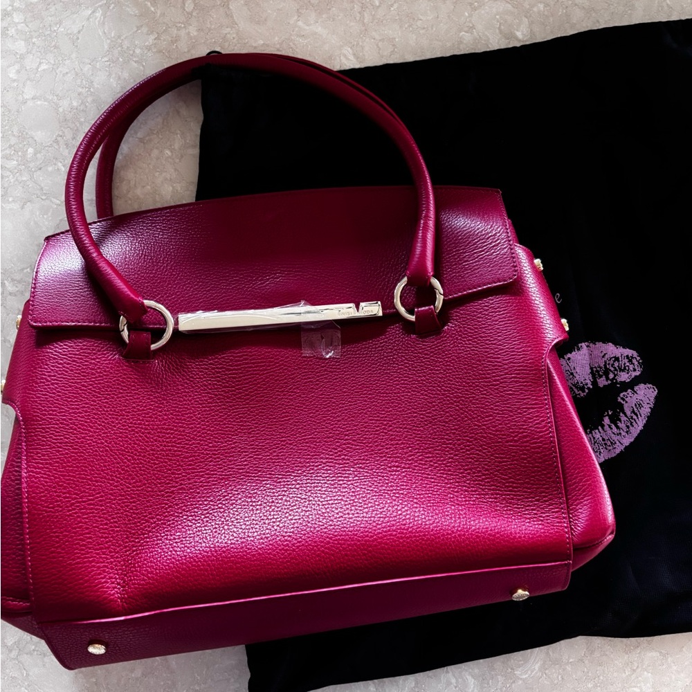 Chic Fuchsia Satchel Bag
